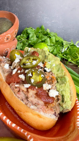 Mexican Torta: Carnitas Mexican Sandwich