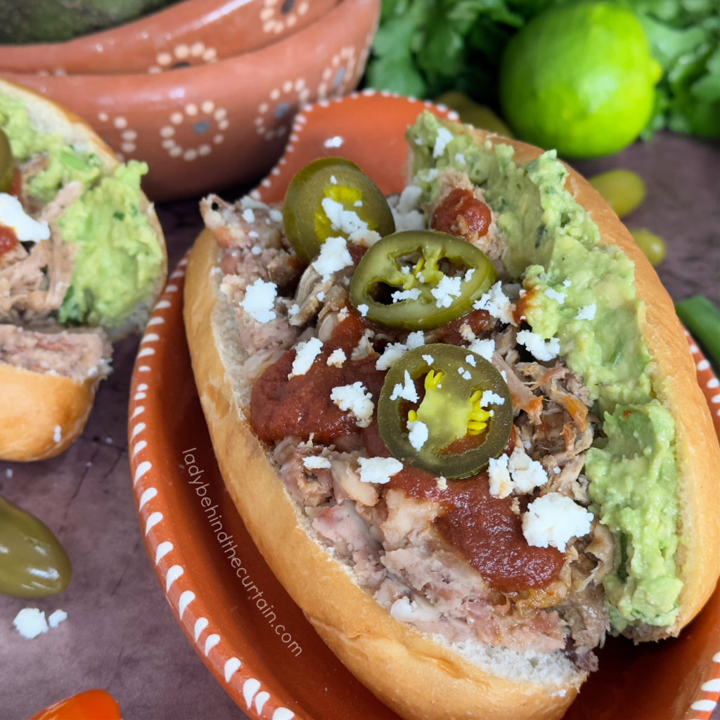 Mexican Torta-Carnitas Mexican Sandwich