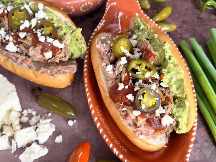 Mexican Torta-Carnitas Mexican Sandwich