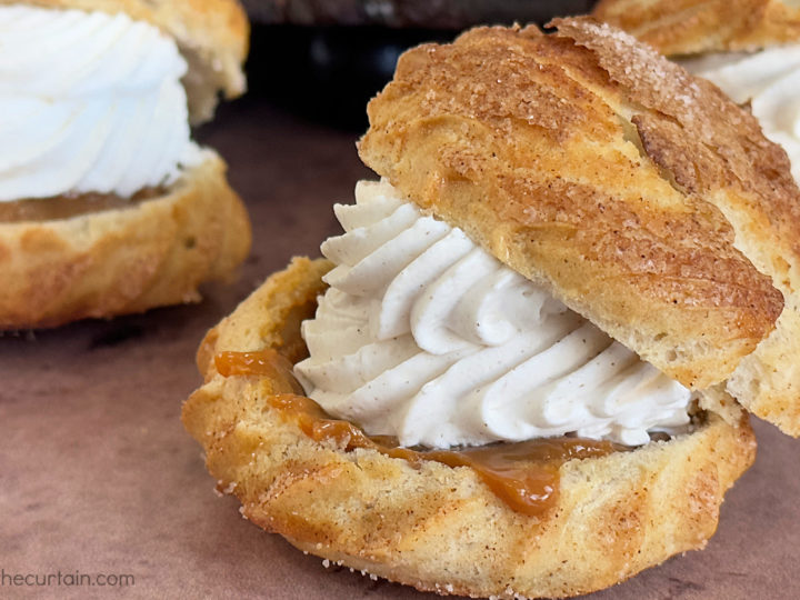 Churro Cream Puffs