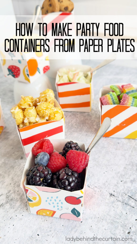 How to Make Party Food Containers from Paper Plates