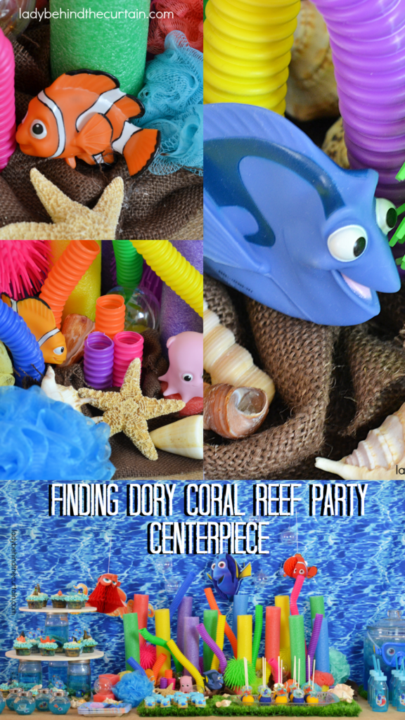 Finding Dory Pool Noodle Coral Reef Party Centerpiece