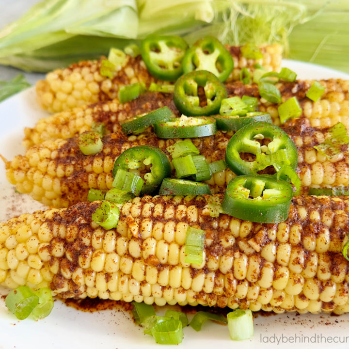 Chili Powder Butter Bath Corn on the Cob