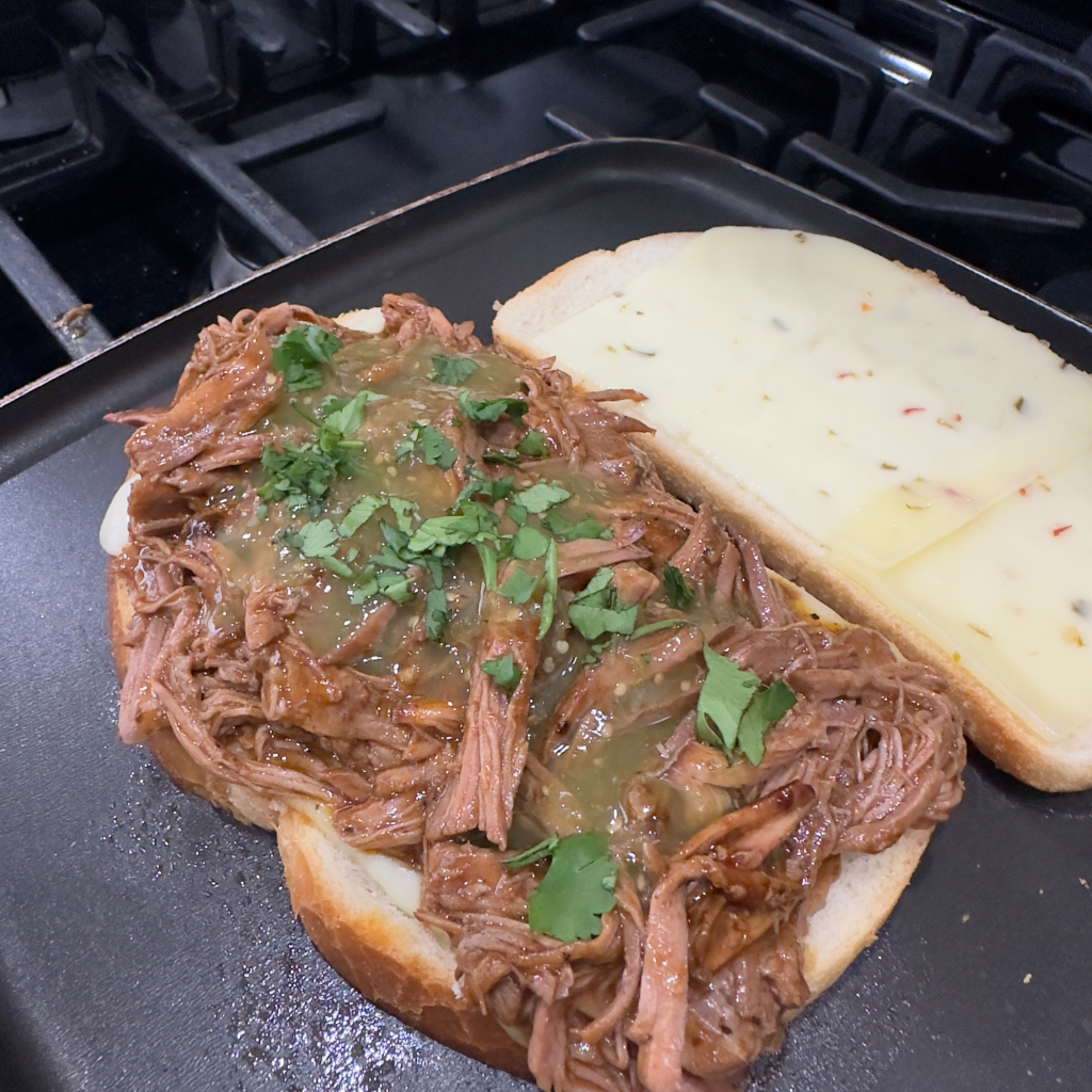 Copycat Disneyland Beef Birria Grilled Cheese Sandwich