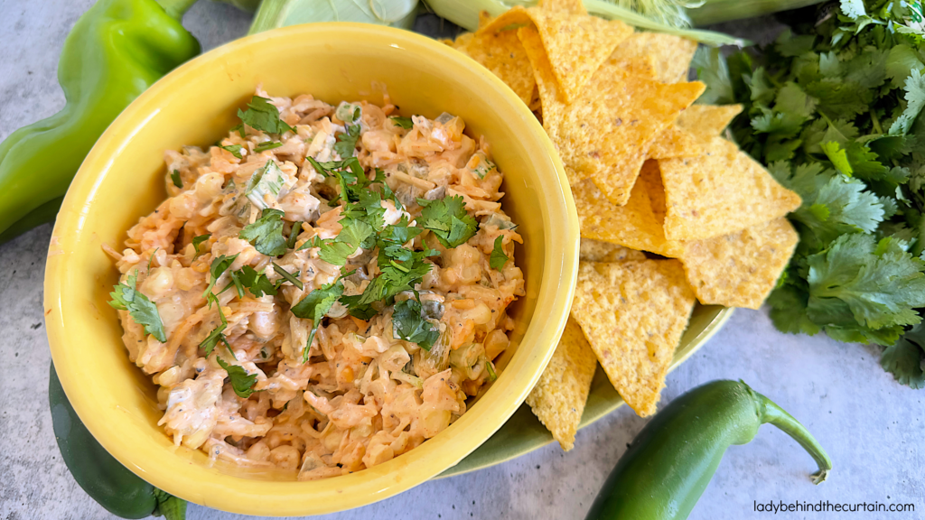 Smoky Corn and Cheese Dip