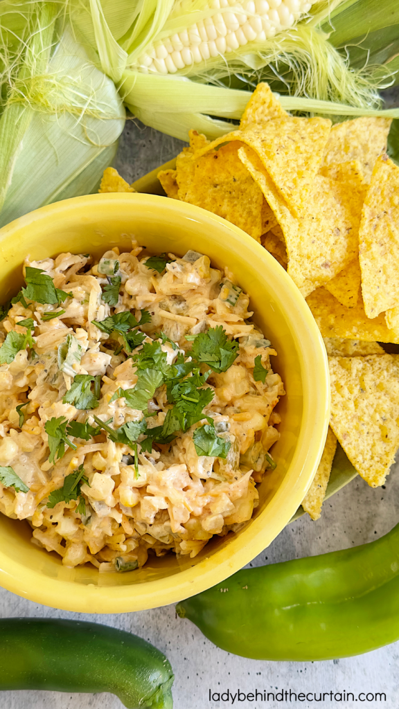 Smoky Corn and Cheese Dip