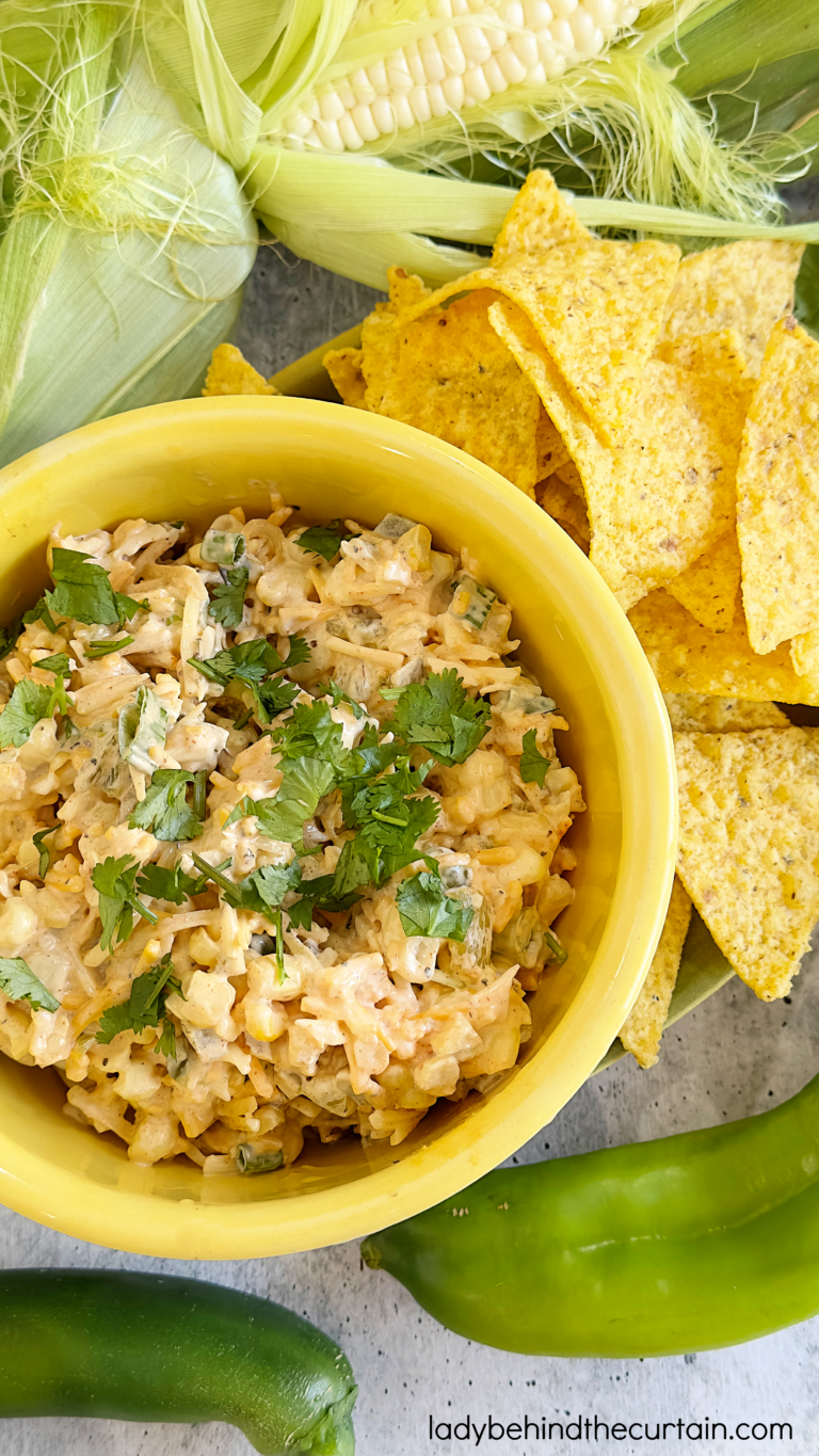 Smoky Grilled Corn and Cheese Dip