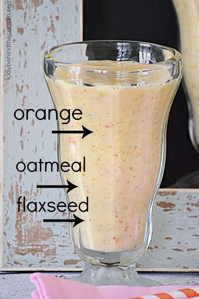 Orange Banana Oat Smoothie