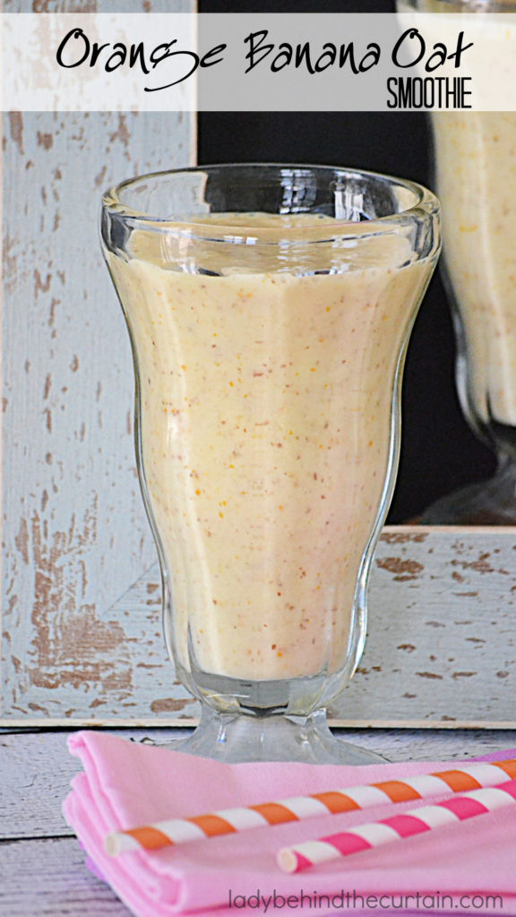 Orange Banana Oat Smoothie