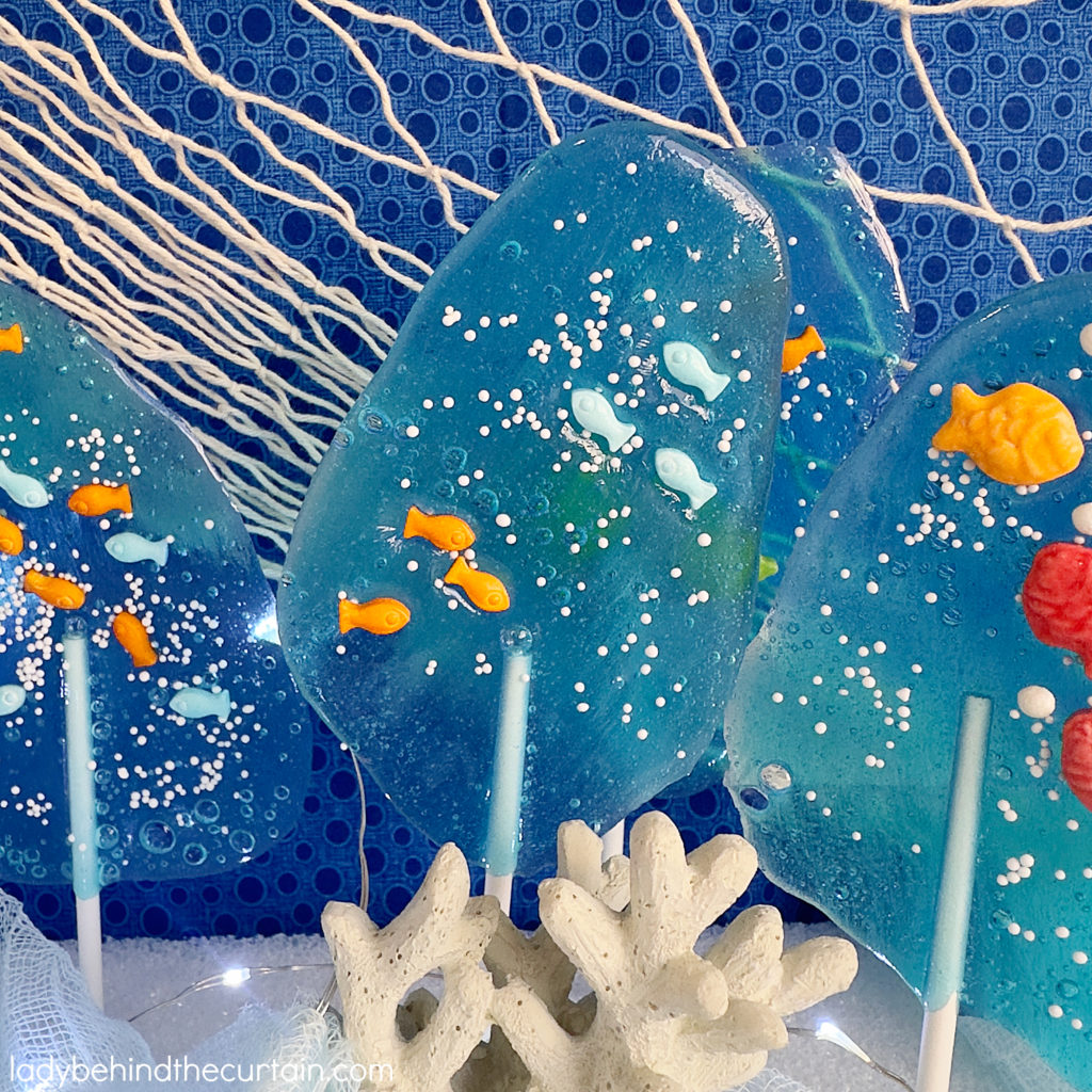 Under the Sea Homemade Lollipops