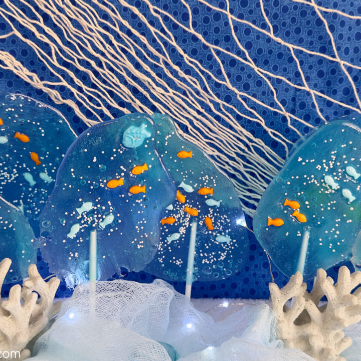 Under the Sea Homemade Lollipops