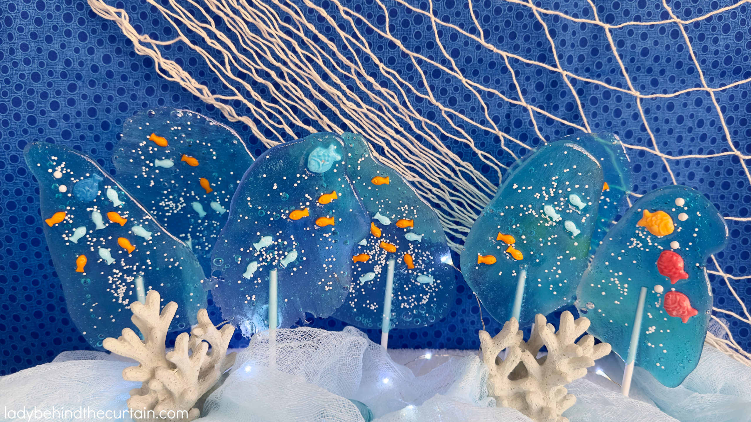 Under the Sea Homemade Lollipops