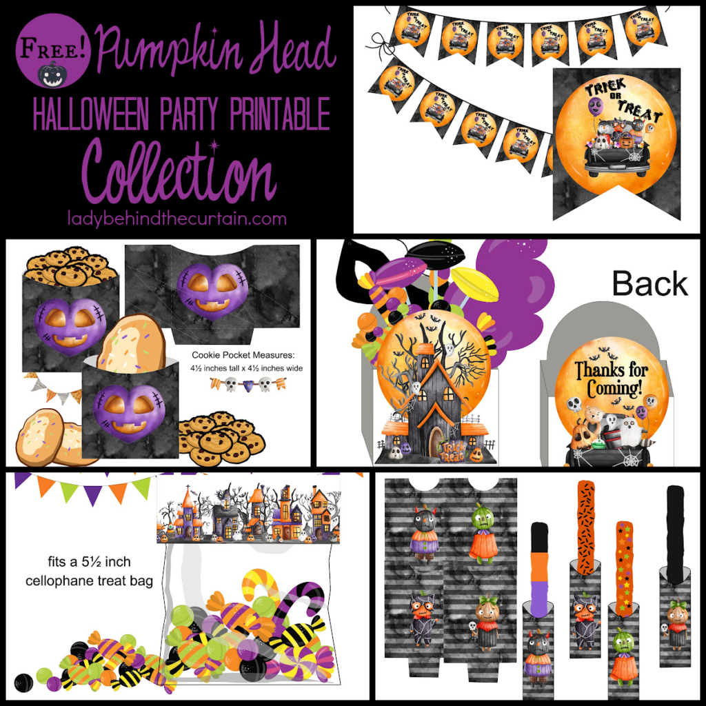 Pumpkin Head Halloween Party Collection