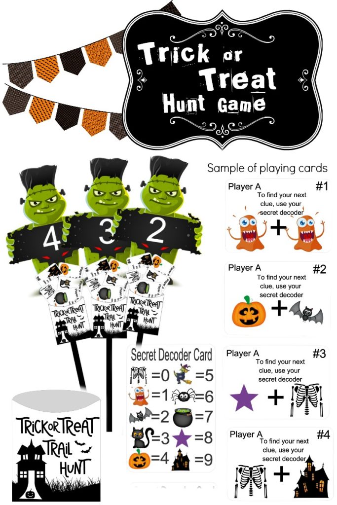 Trick or Treat Trail Hunt Game