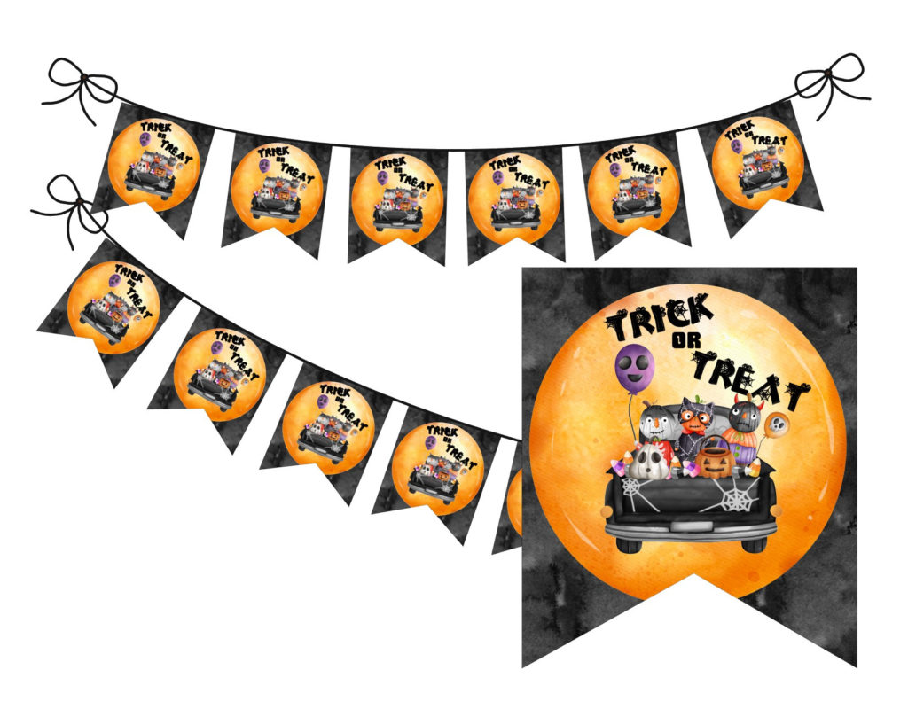 17 Pumpkin Head Halloween Party Printable Collection