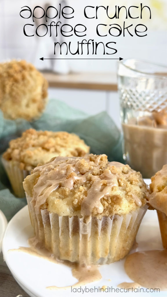 Apple Crunch Coffee Cake Muffins