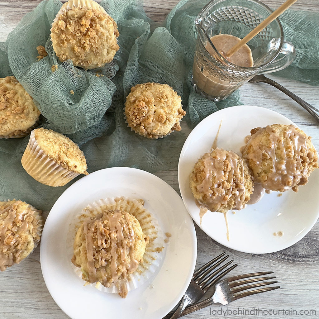 Apple Crunch Coffee Cake Muffins