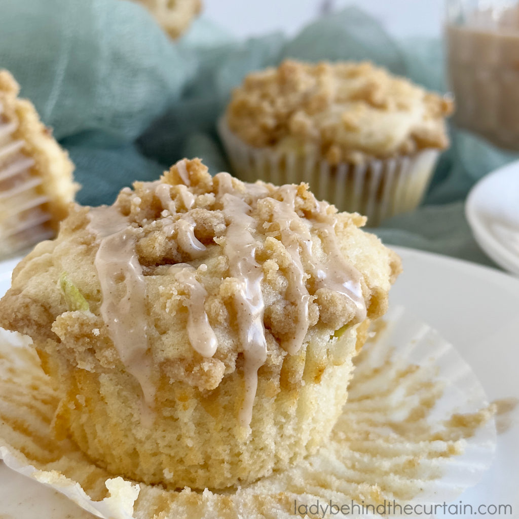 Apple Crunch Coffee Cake Muffins