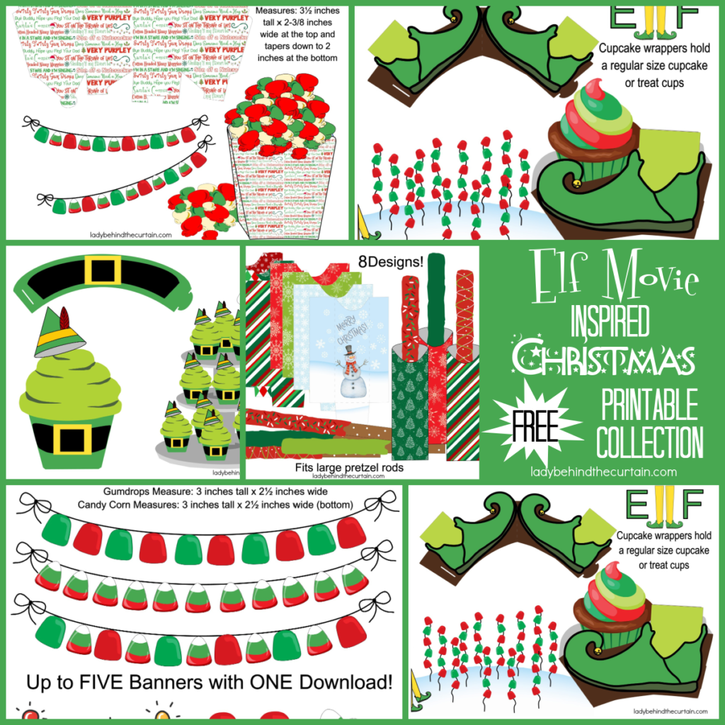 Elf Movie Inspired Christmas Party FREE Printable Collection