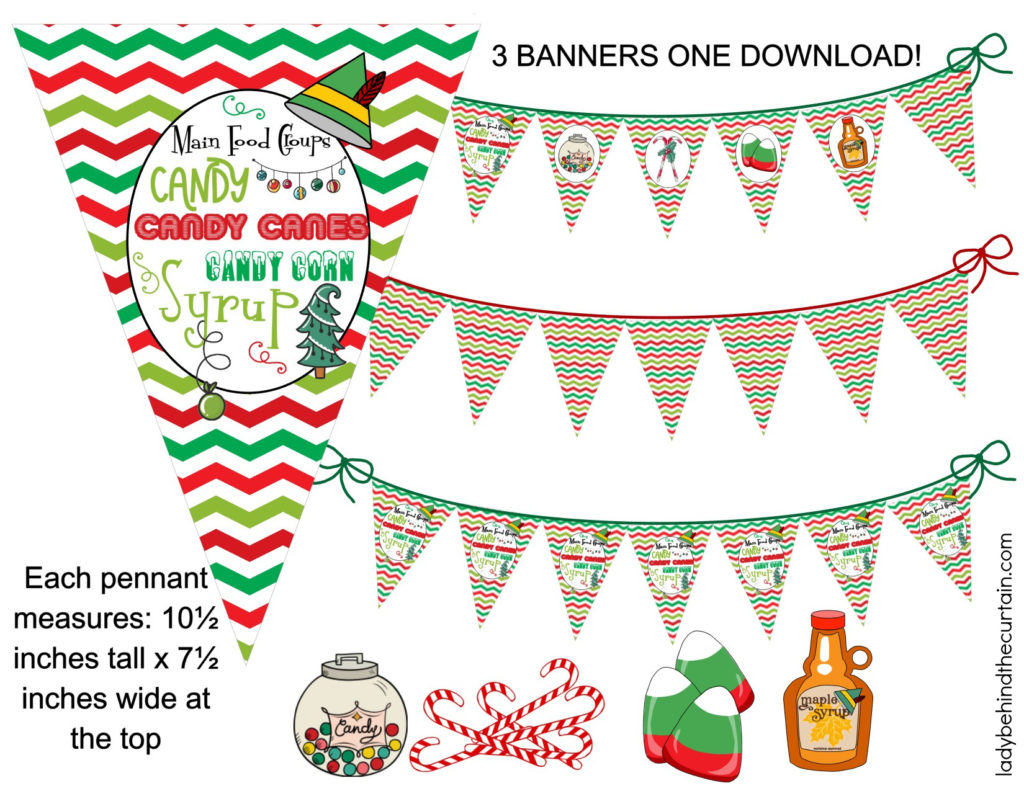 Elf Movie Inspired Christmas Party FREE Printable Collection