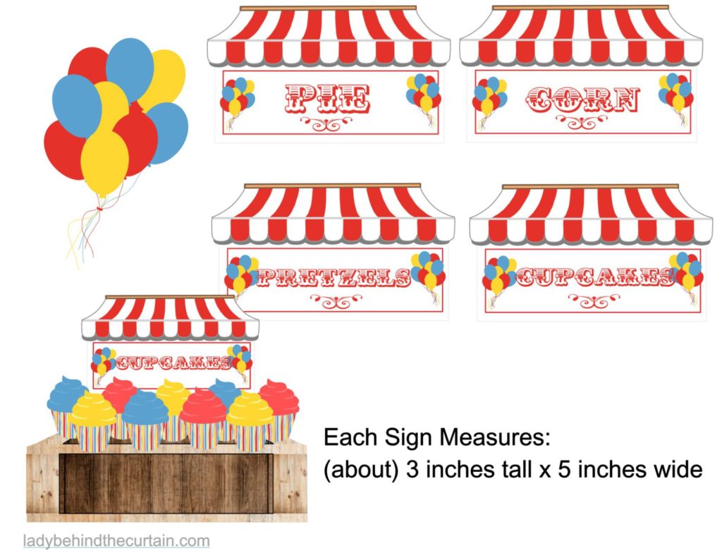 Country Fair Birthday Party FREE Printable Collection