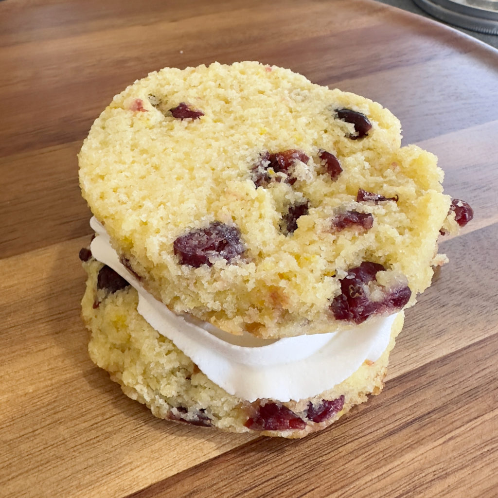 Cranberry Orange Christmas Candle Cakes