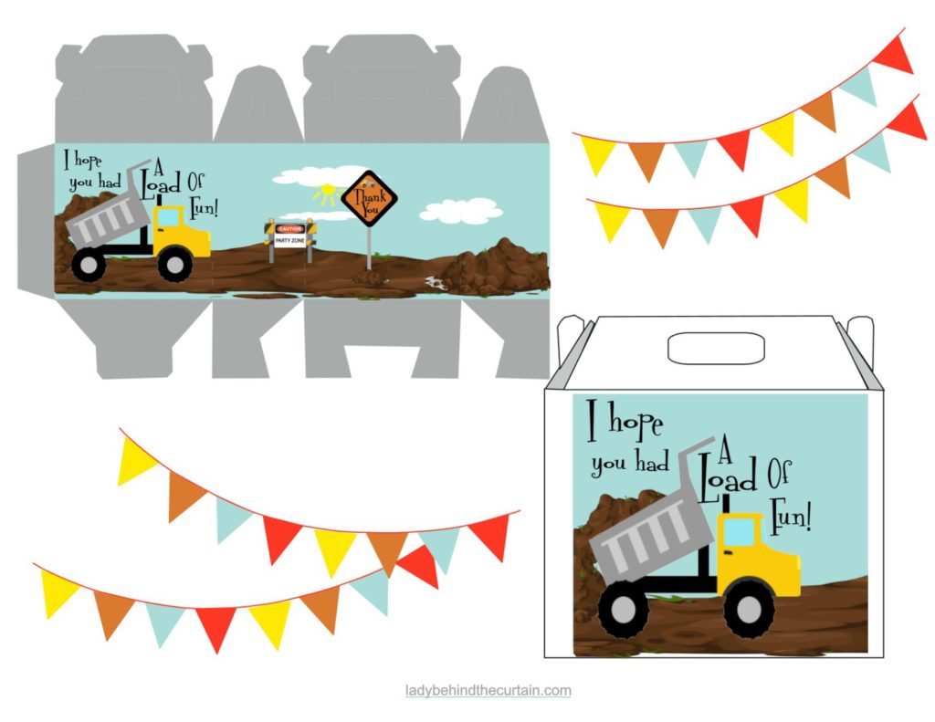 Construction Kids Birthday Party FREE Printable Collection