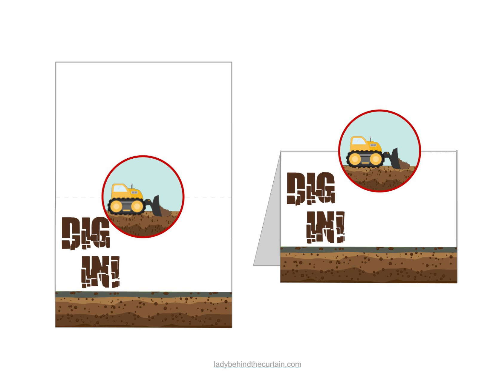 Construction Kids Birthday Party FREE Printable Collection Construction Kids Birthday Party FREE Printable Collection