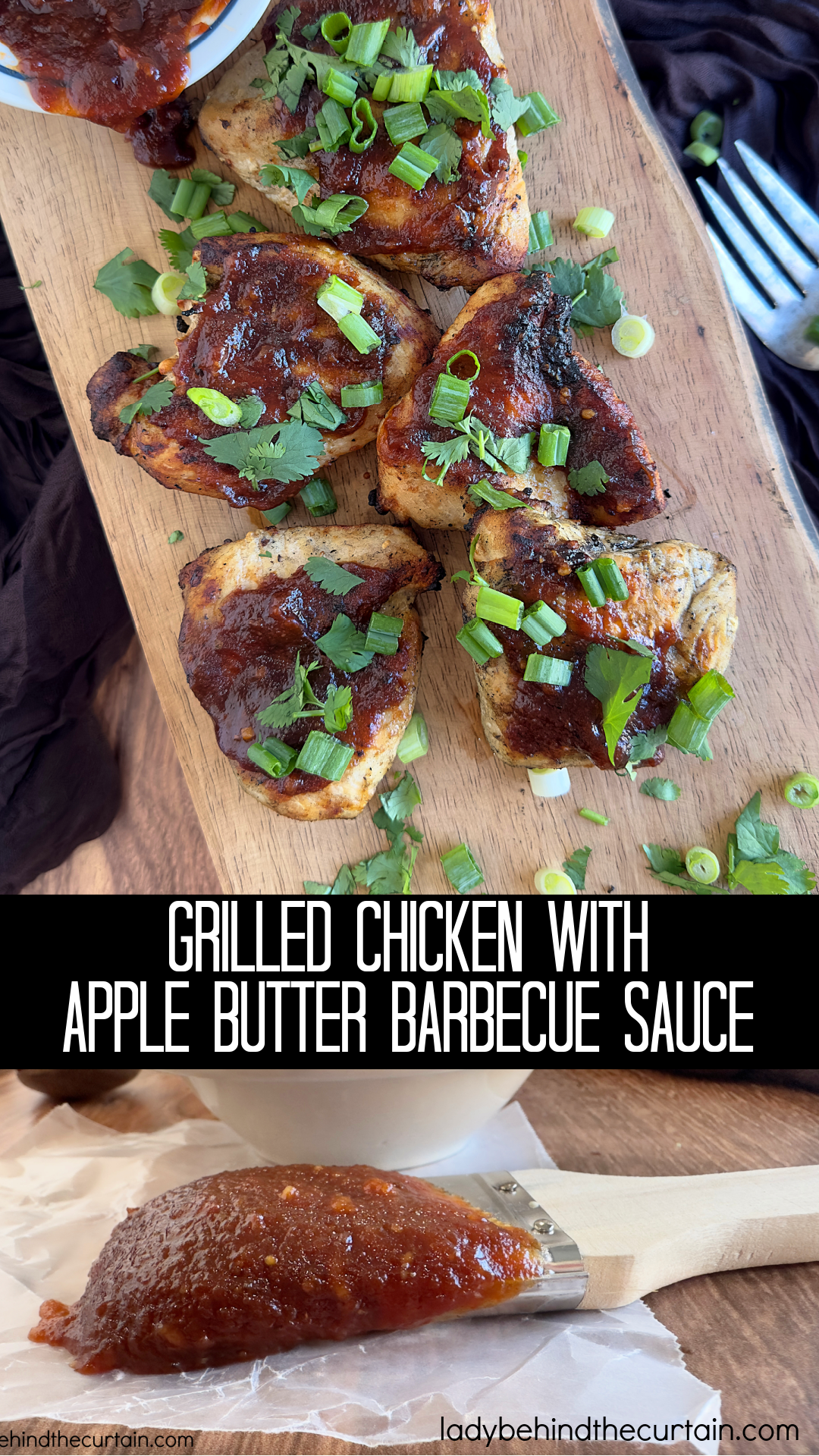 Grilled Chicken with Apple Butter Barbecue Sauce