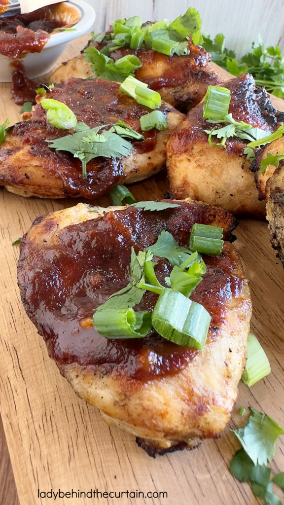 Grilled Chicken with Apple Butter Barbecue Sauce