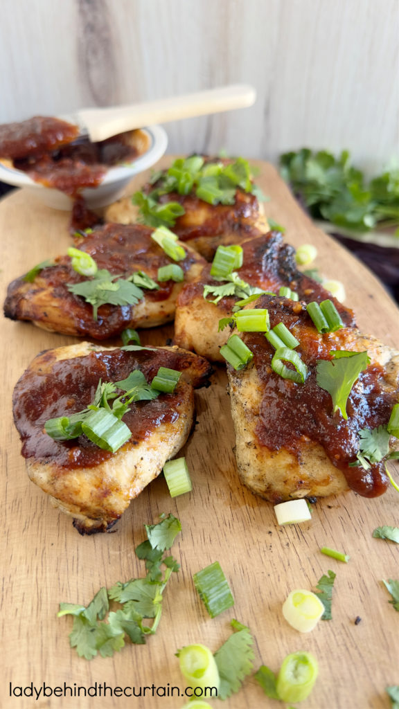Grilled Chicken with Apple Butter Barbecue Sauce