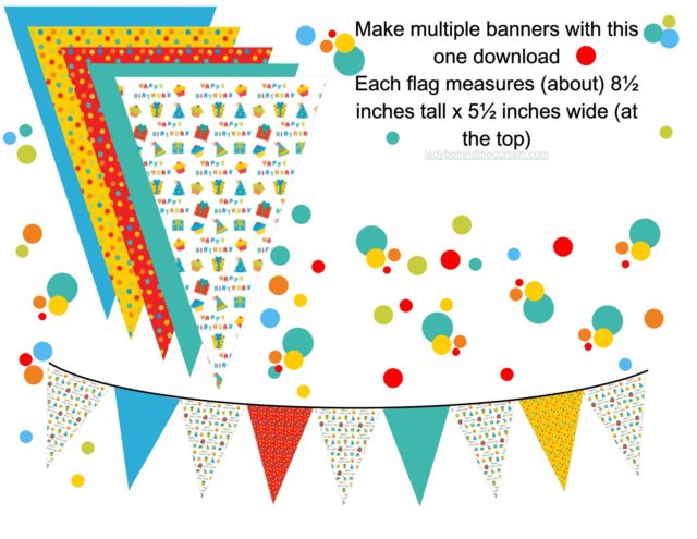 Birthday Party Banners FREE Printable Collection