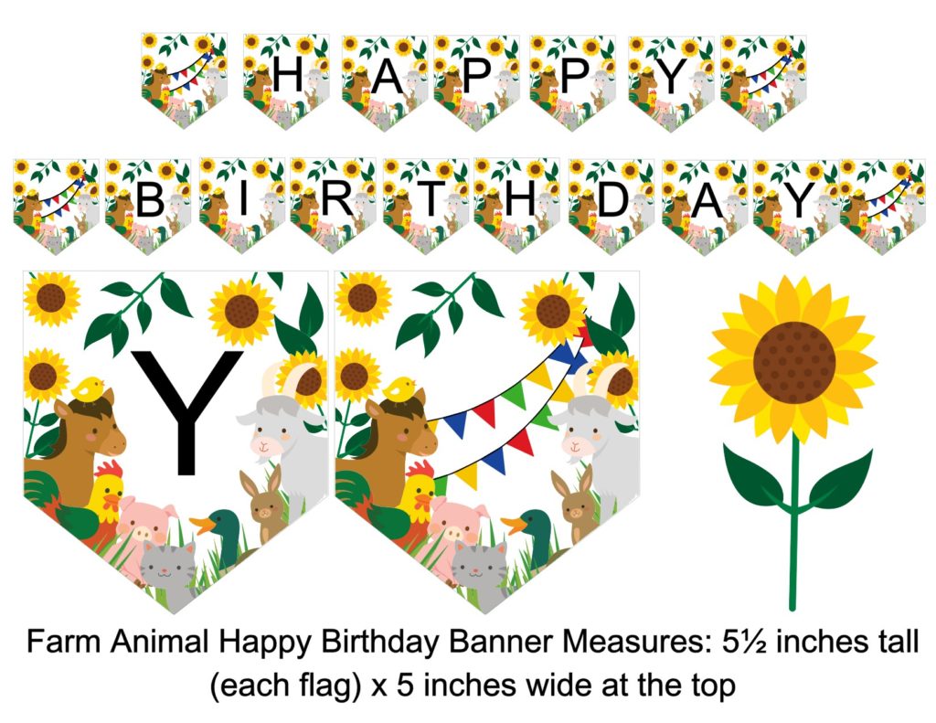 Kid's Farm Theme Birthday Party FREE Printable Collection