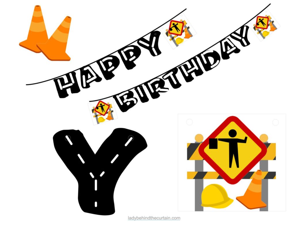 Construction Kids Birthday Party FREE Printable Collection