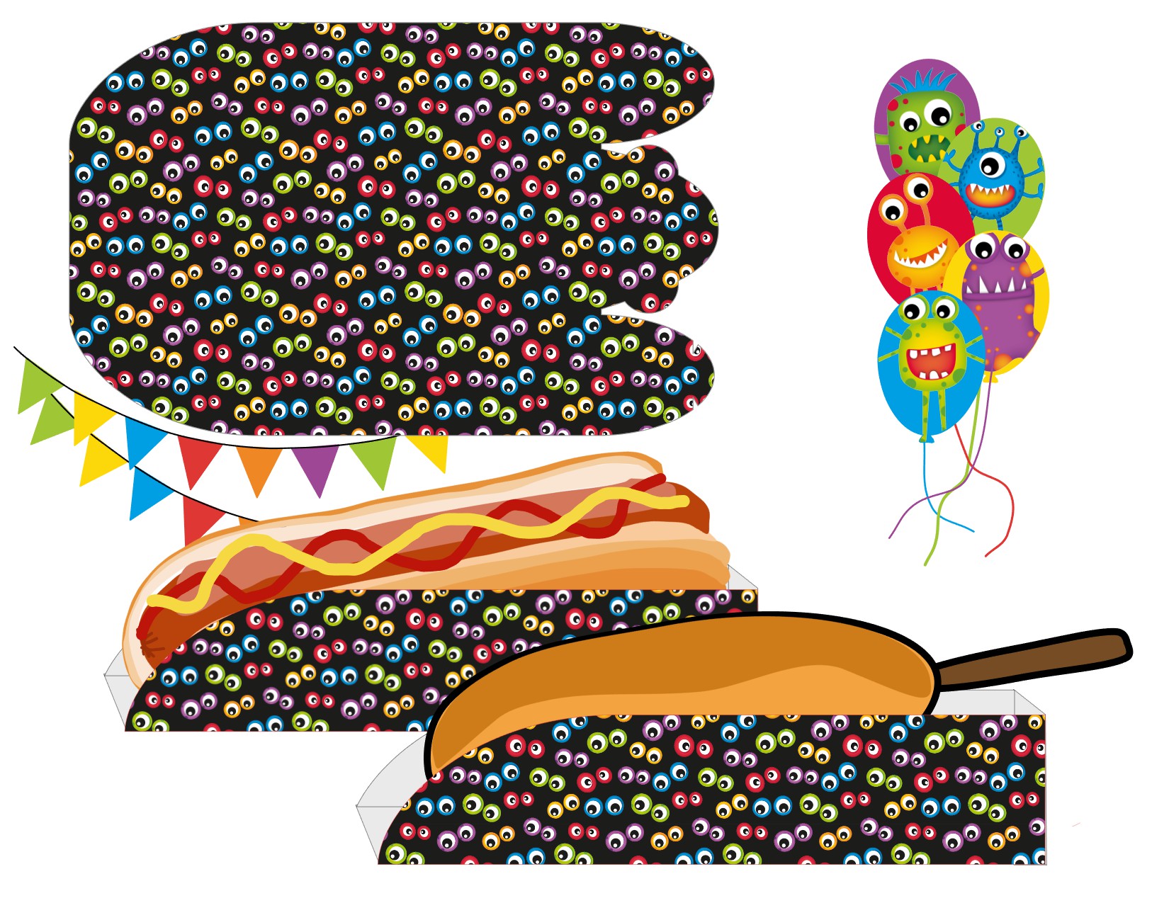 cartoon-monster-party-free-printable-collection