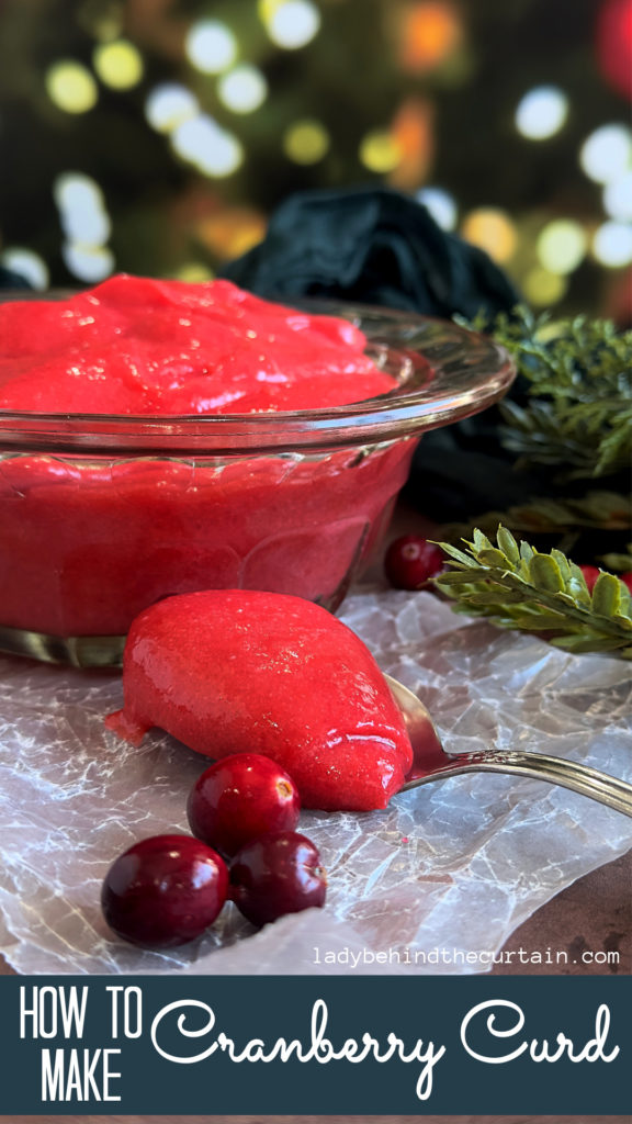 How to Make Cranberry Curd