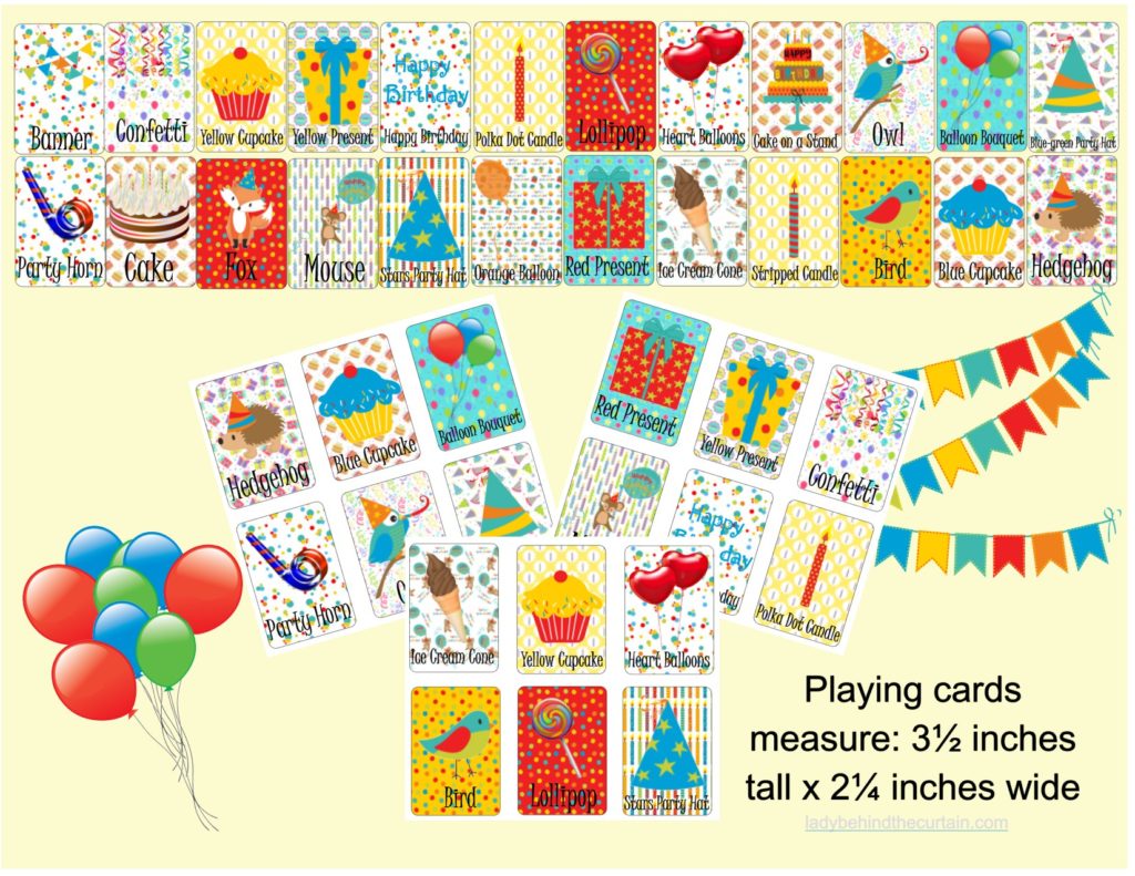 Bold Colors Kids Birthday party FREE Printable Collection