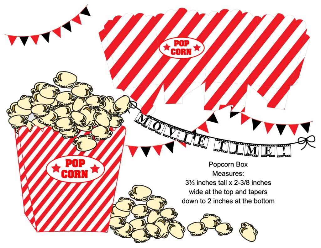 Movie Night Birthday Party FREE Printable Collection