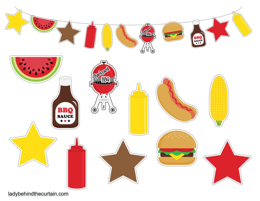 Backyard Barbecue Party FREE Printable Collection