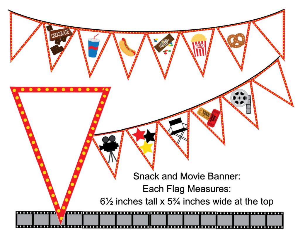 Movie Night Birthday Party FREE Printable Collection