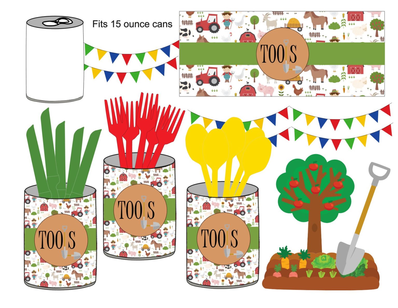 Kids Farm Themed Birthday Party FREE Printable Collection