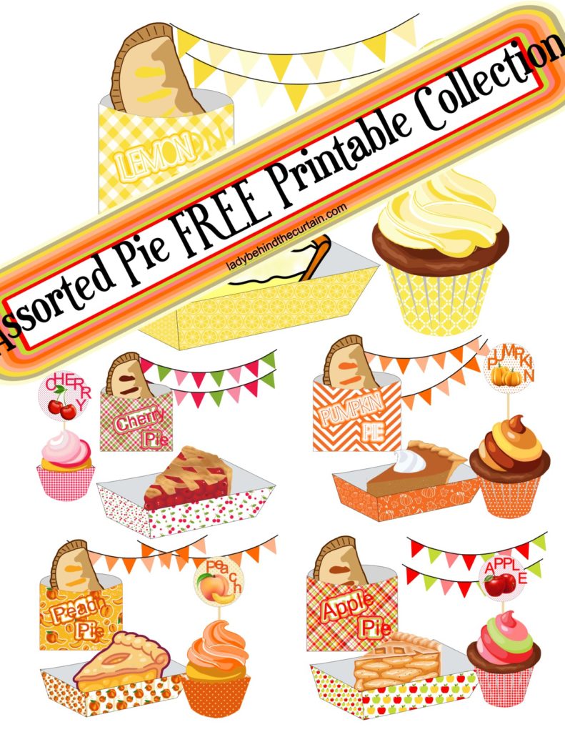 Assorted Pie FREE Printable Collection