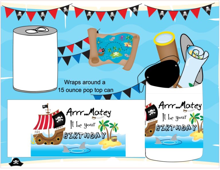 Kids Pirate Birthday Party FREE Printable Collection