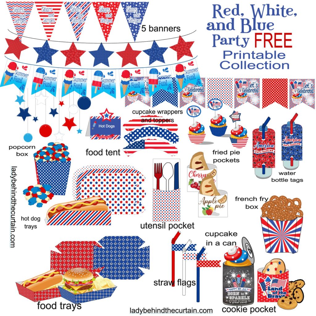 Red White and Blue Party