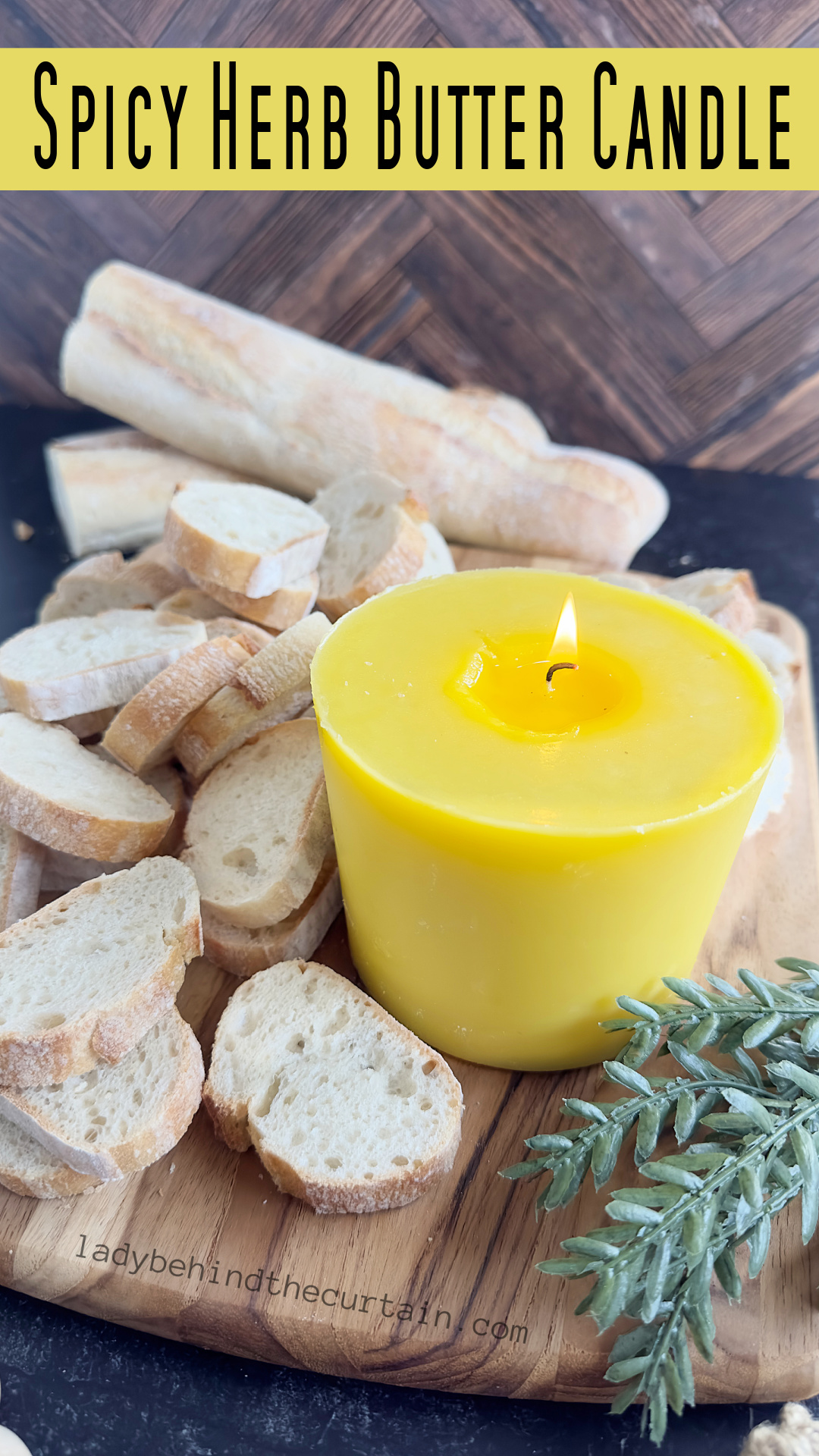 Spicy Herb Butter Candle