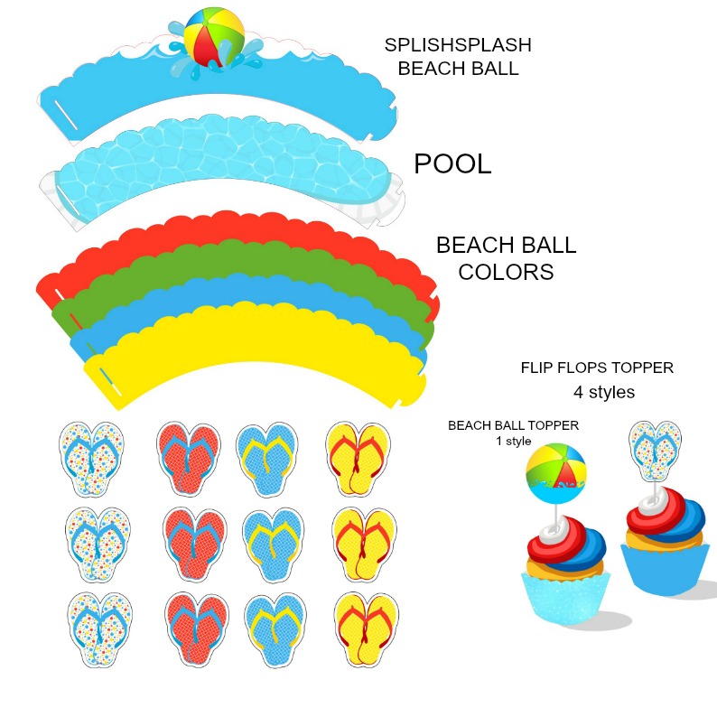 Splish Splash Pool Party FREE Printable Collection