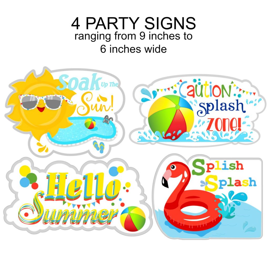 Splish Splash Pool Party FREE Printable Collection