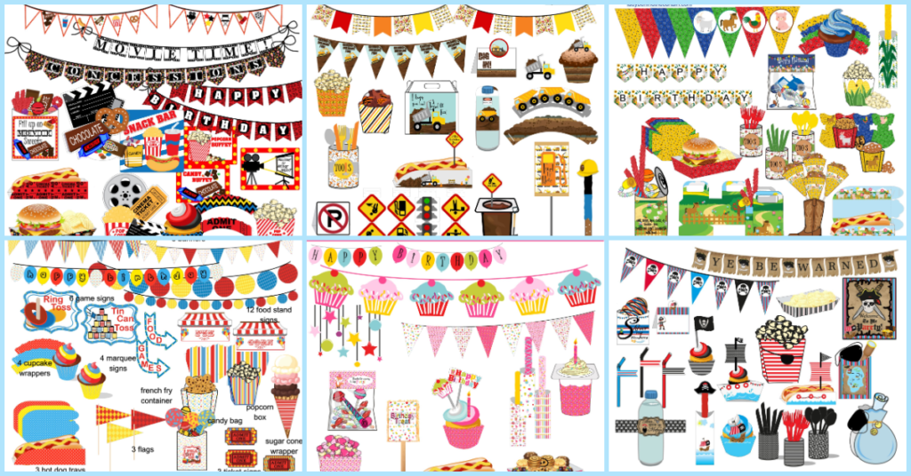 FREE Party Printable Collections