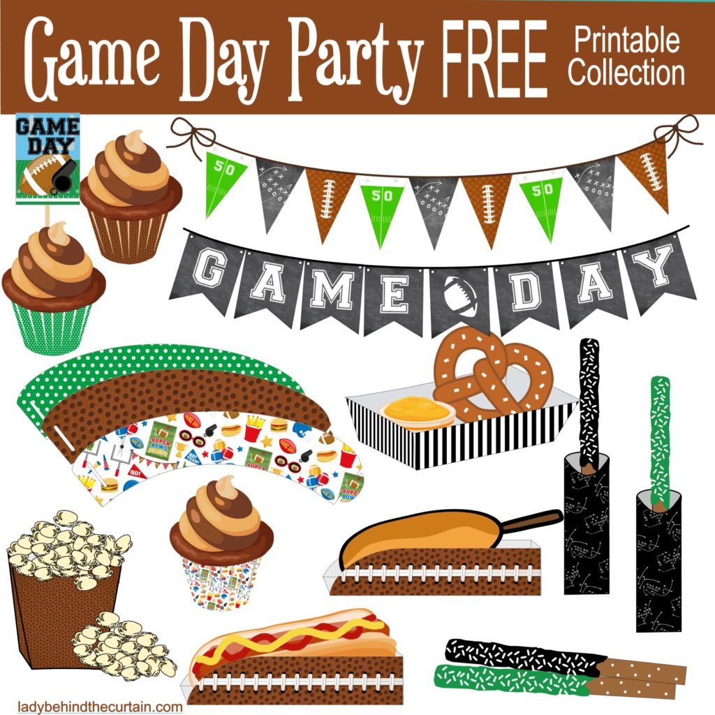 Game Day Party FREE Printable Collection