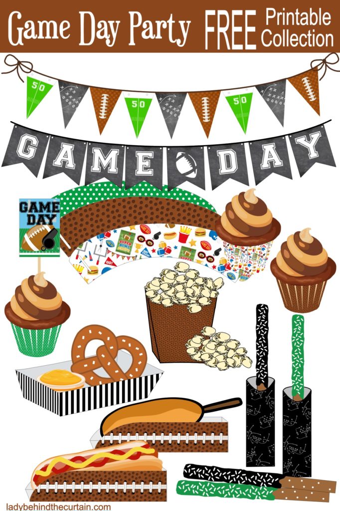 Game Day Party FREE Printable Collection